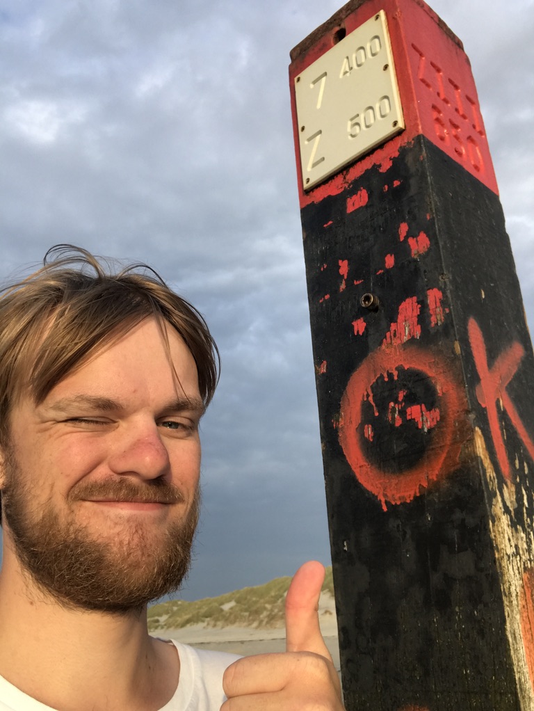 Me giving a thumbs-up